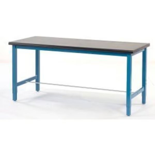 72 x 30 Phenolic Resin Square Edge Production Bench - Blue, Global Equipment, Mfr#: 237382-BL